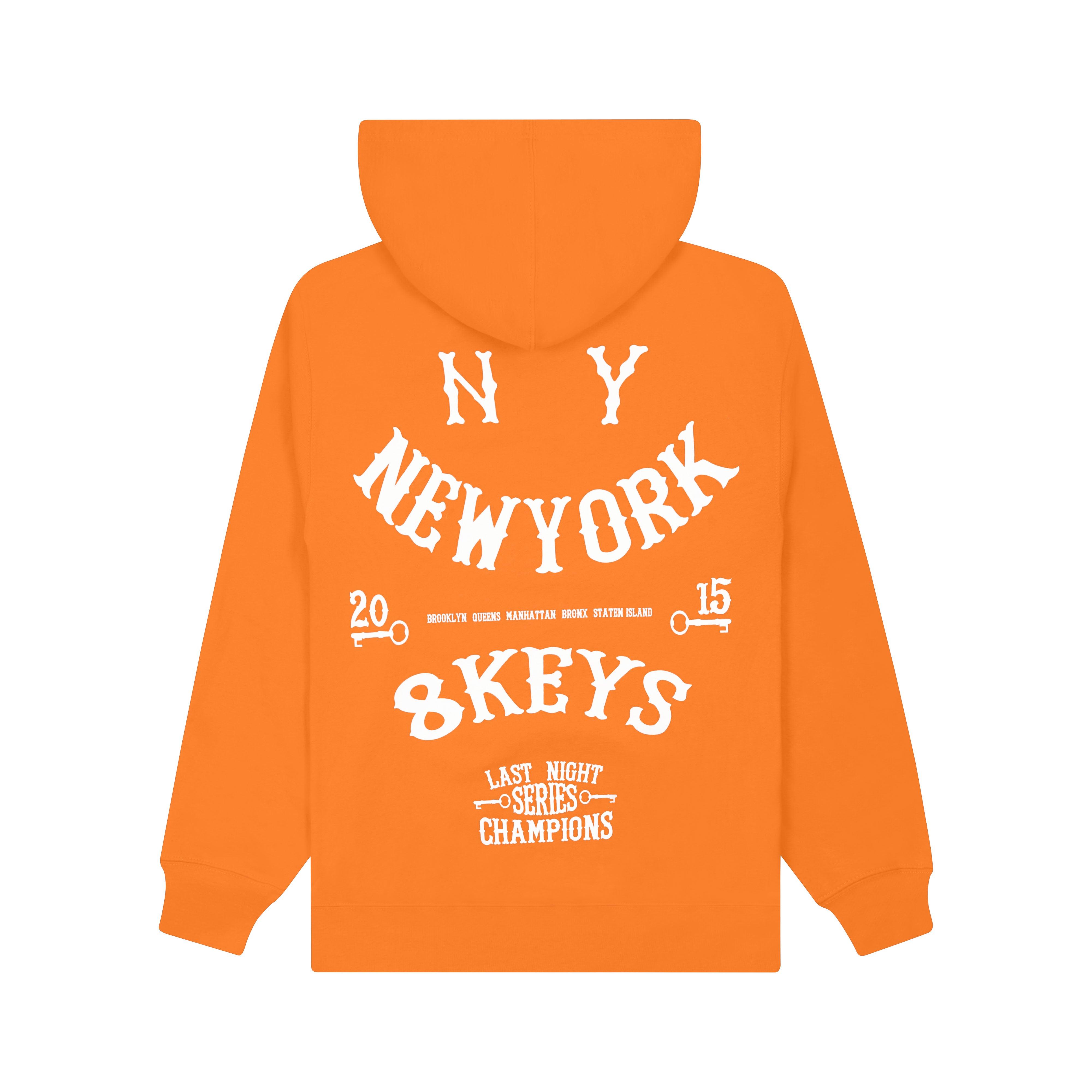 8keys drip hoody orange/white