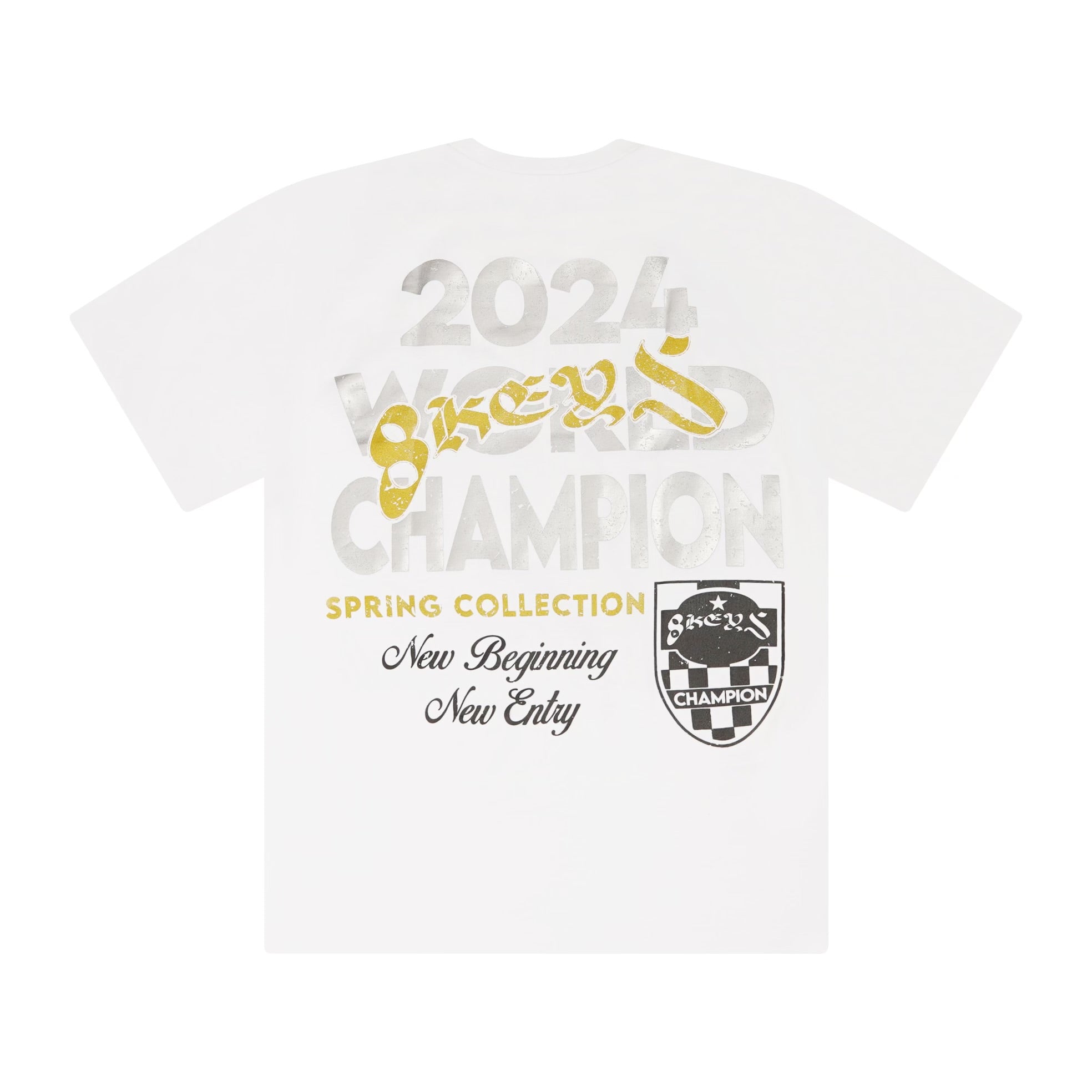 Championship 8keys T-shirt (White)