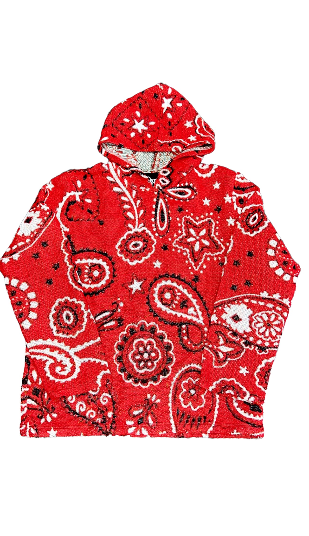 8keys Red Paisley Hoodie