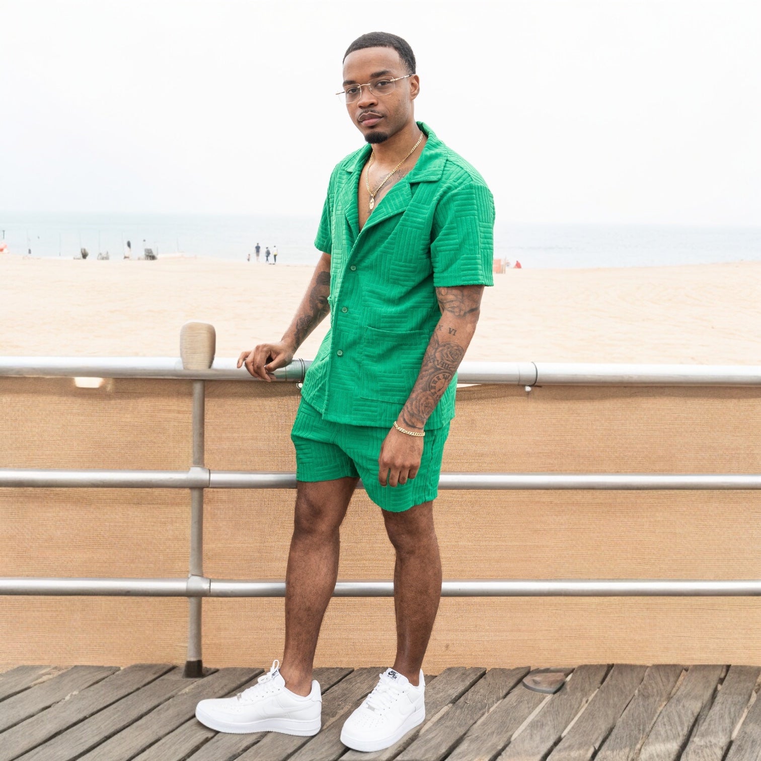 Green 8keys cabana set