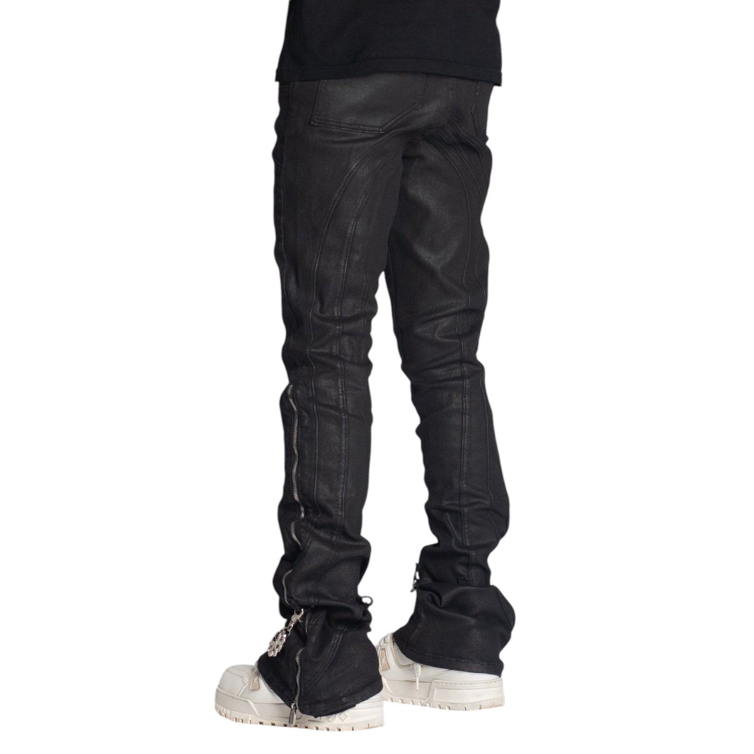 Guapi Obsidian Black Waxed Chain Denim