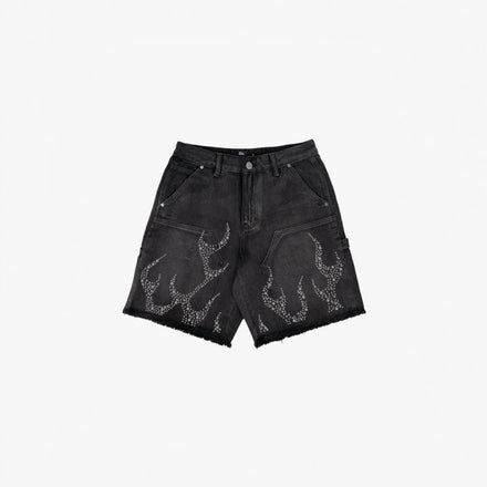 Eptm METAL FLAME JORTS (Black)