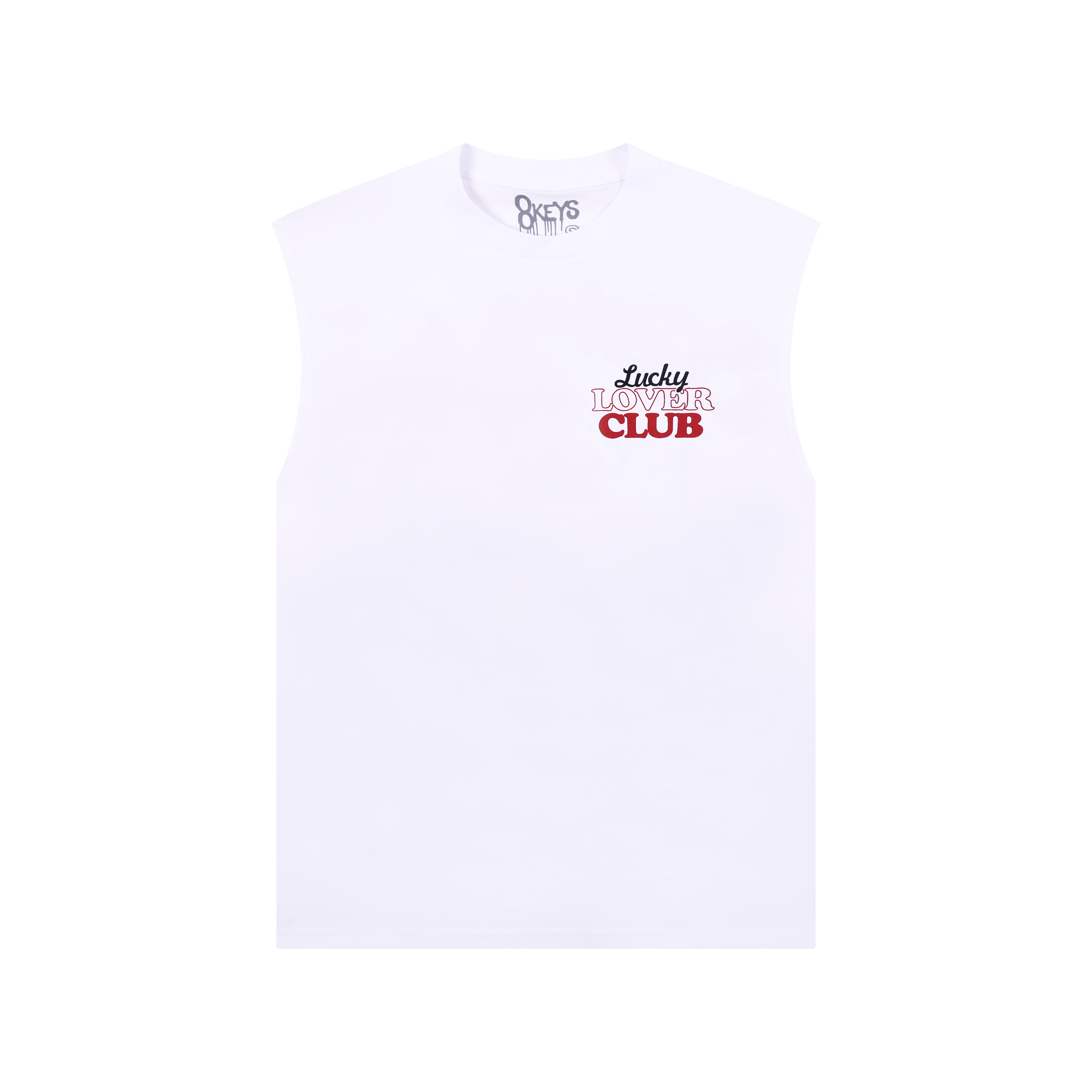 8Keys Lovers Club Sleeveless (White)