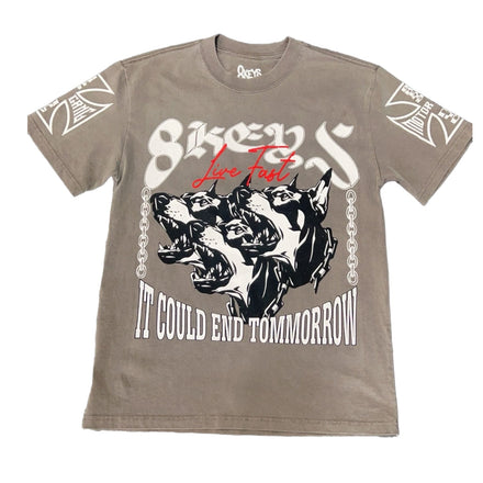 Grey Motorgang T-shirt 8keys