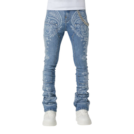 Guapi Vintage Blue Paisley Denim