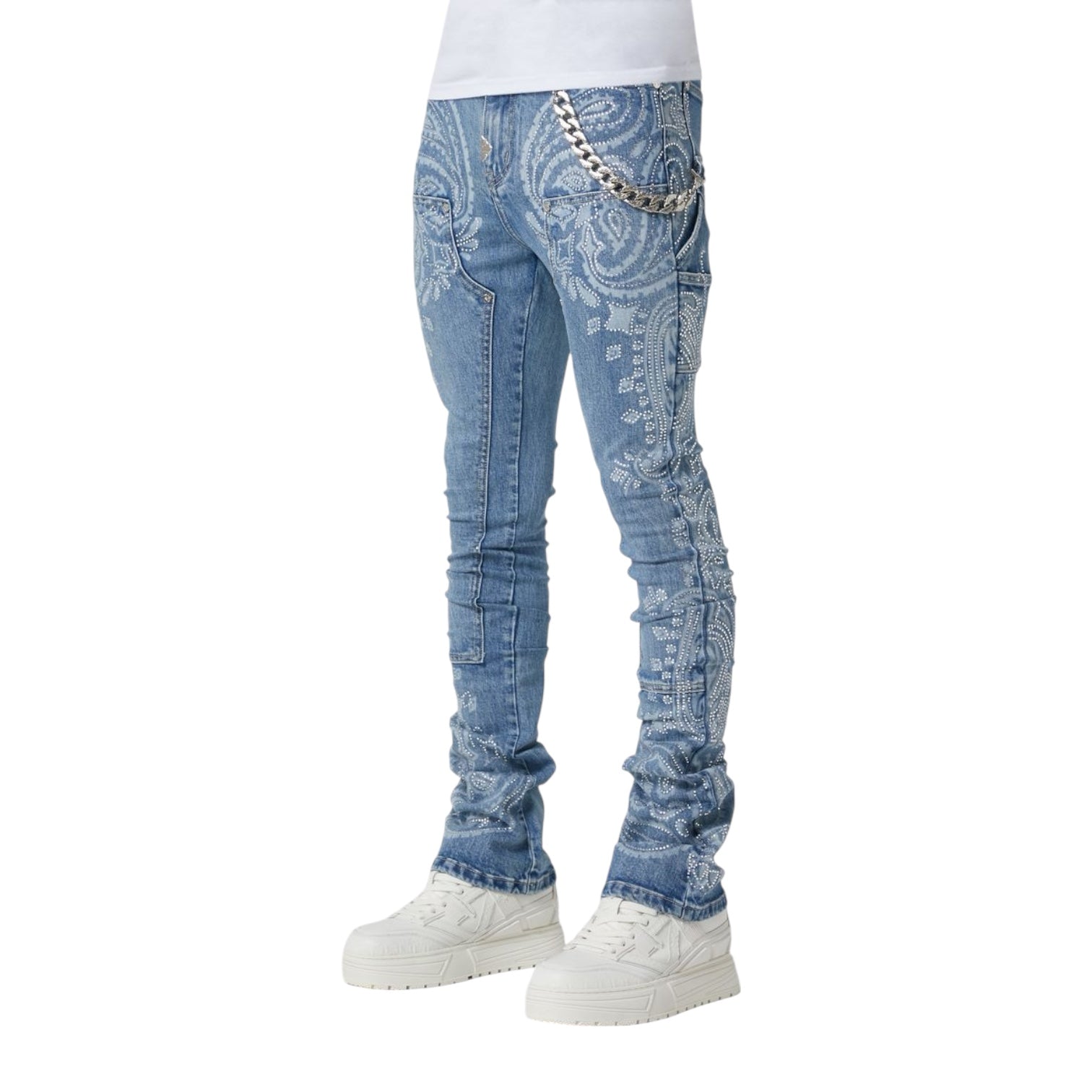 Guapi Vintage Blue Paisley Denim