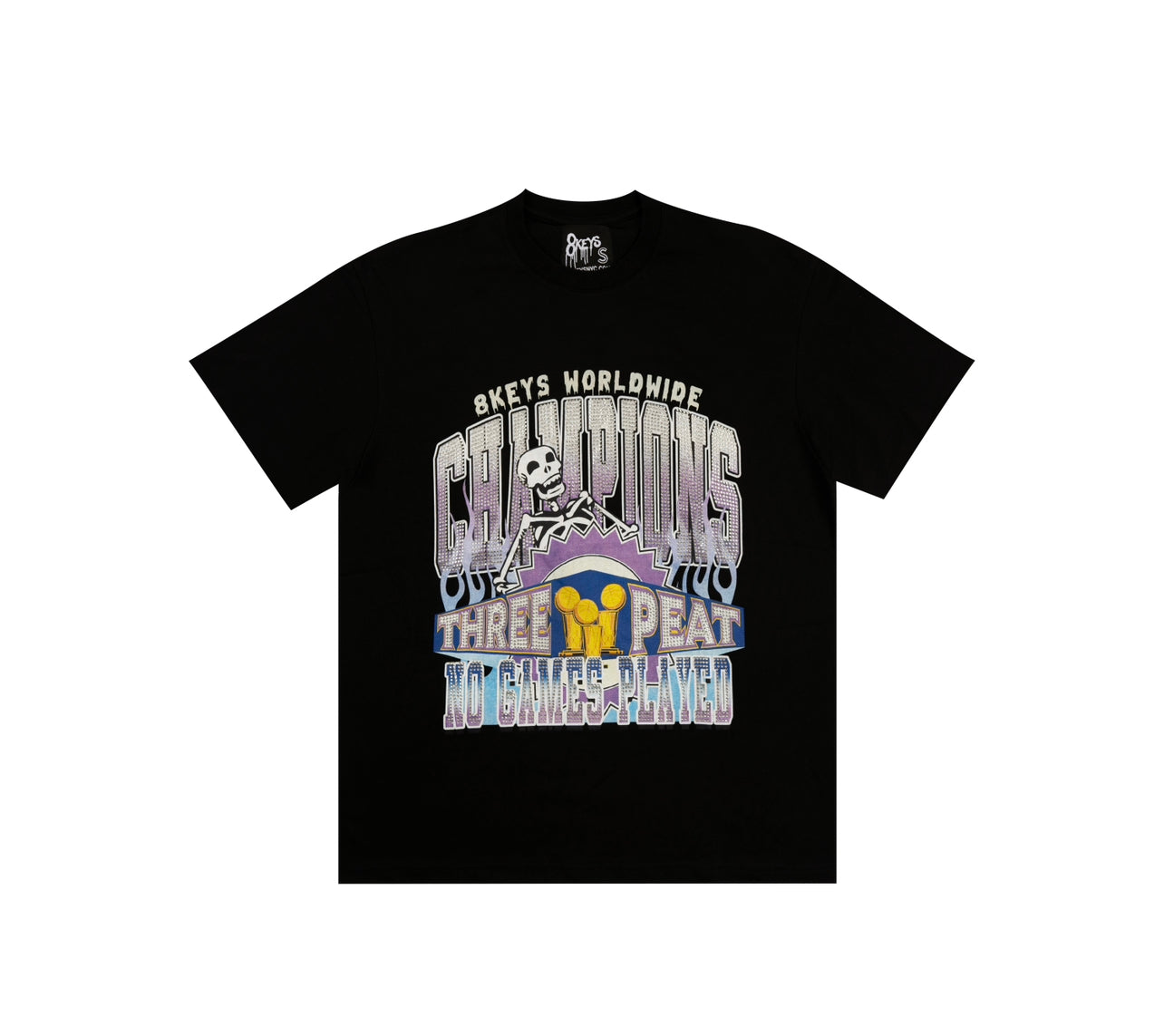 Black/ Purple 3 peat t-shirt