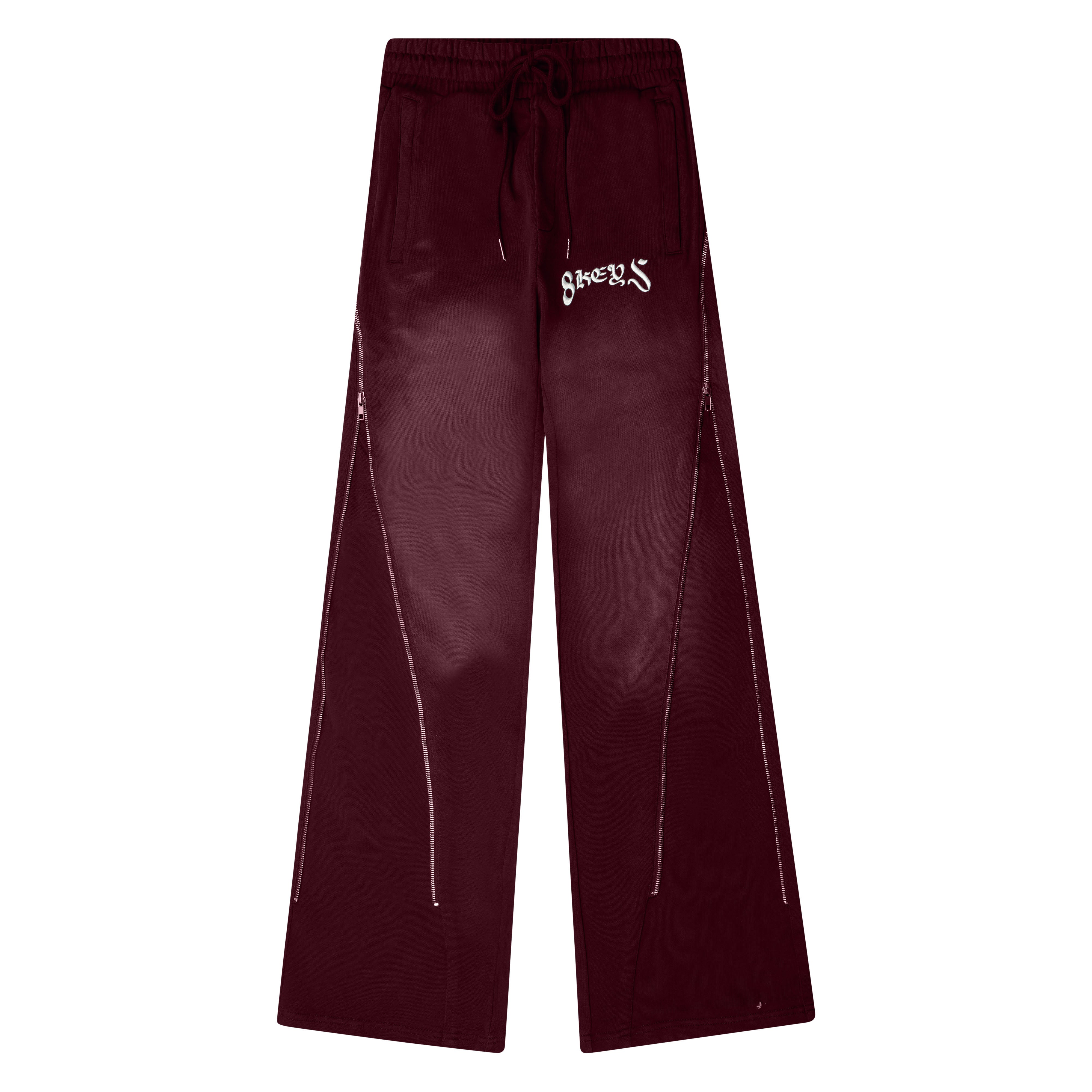 8keys Zip Sweatsuit (Burgundy)