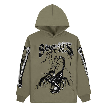 Scorpion 8keys Hoodie (Olive Green)