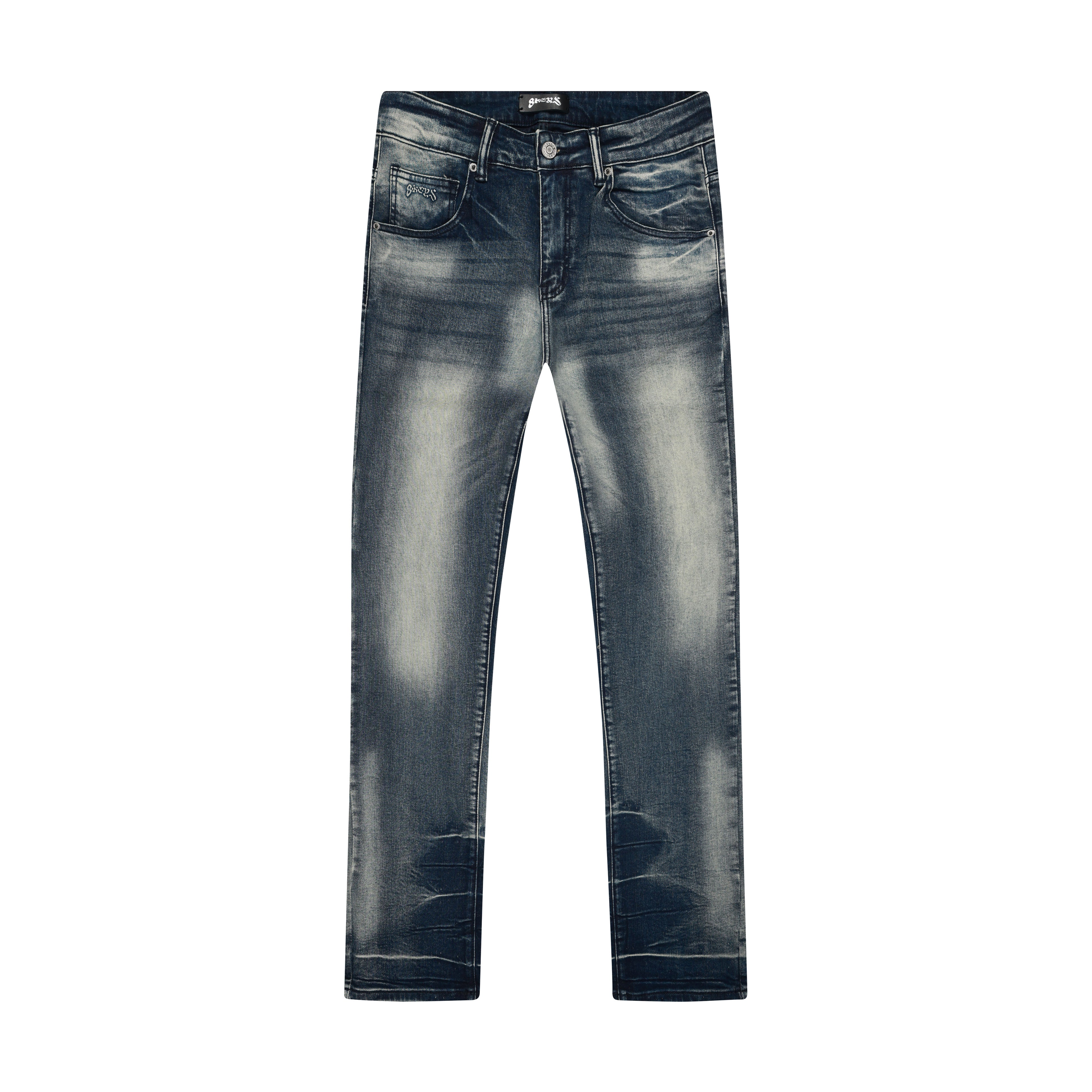8keys Straight Cut Denim (Dark Blue Wash)