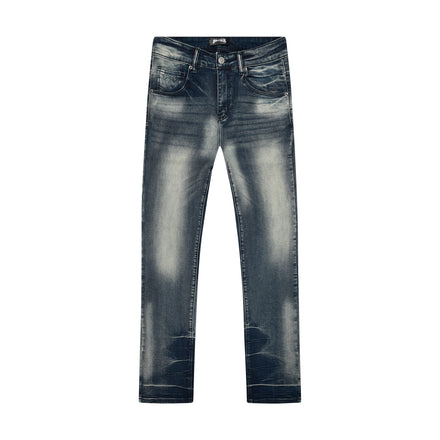 8keys Straight Cut Denim (Dark Blue Wash)