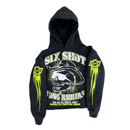 SixShot Blk/Neon Hoodie