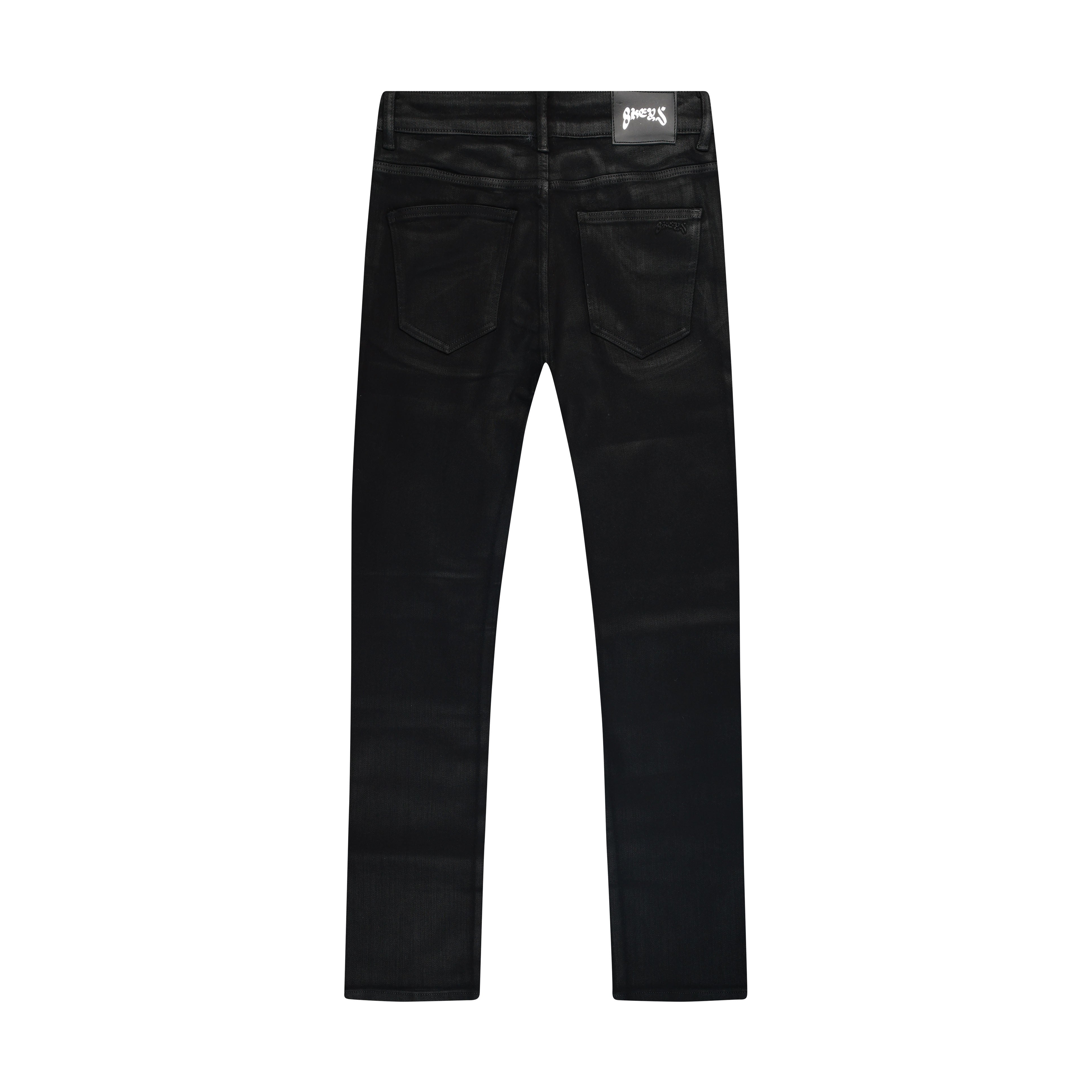 8keys Straight Cut Denim (Waxed Black)