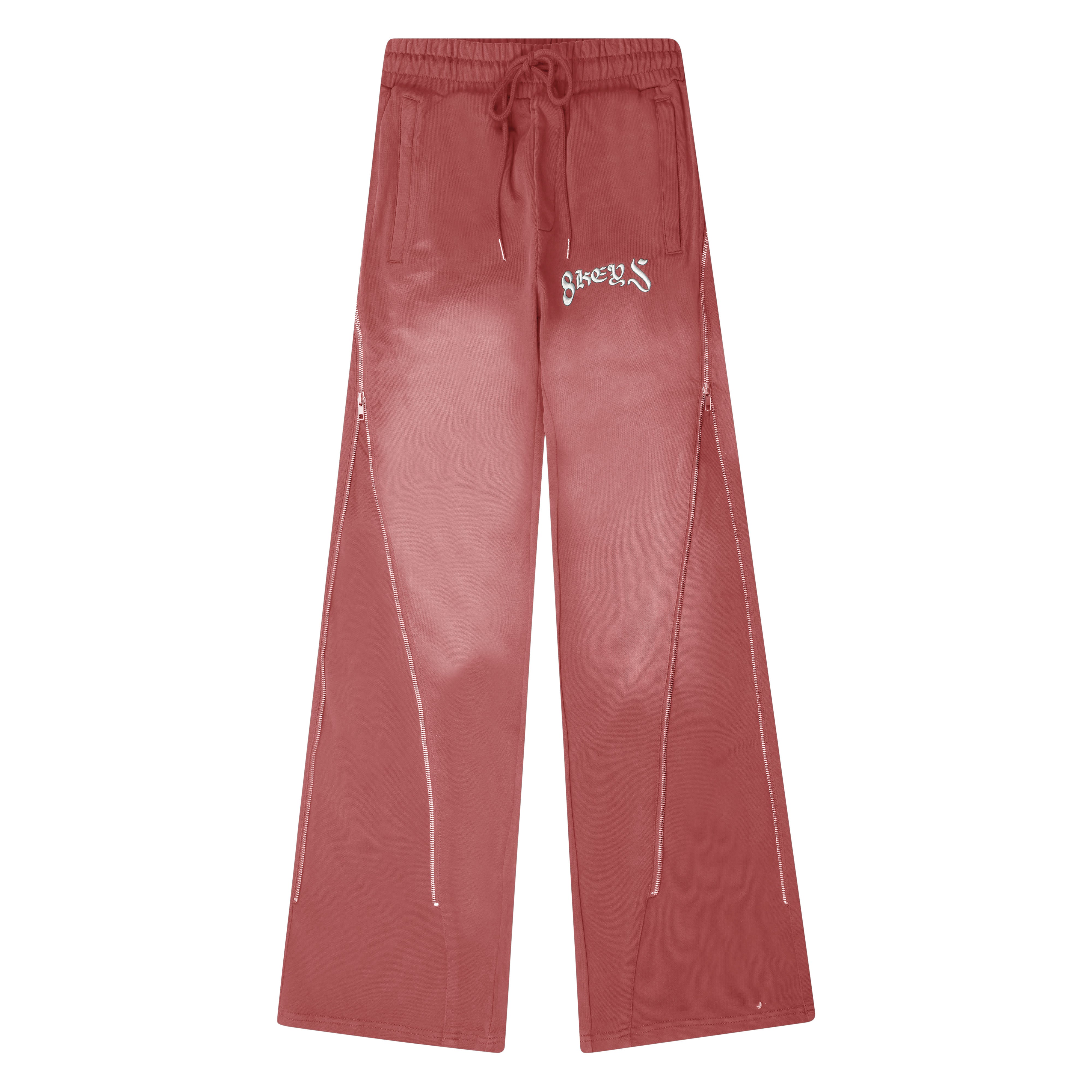 8keys Zip Sweatsuit (Floral pink)