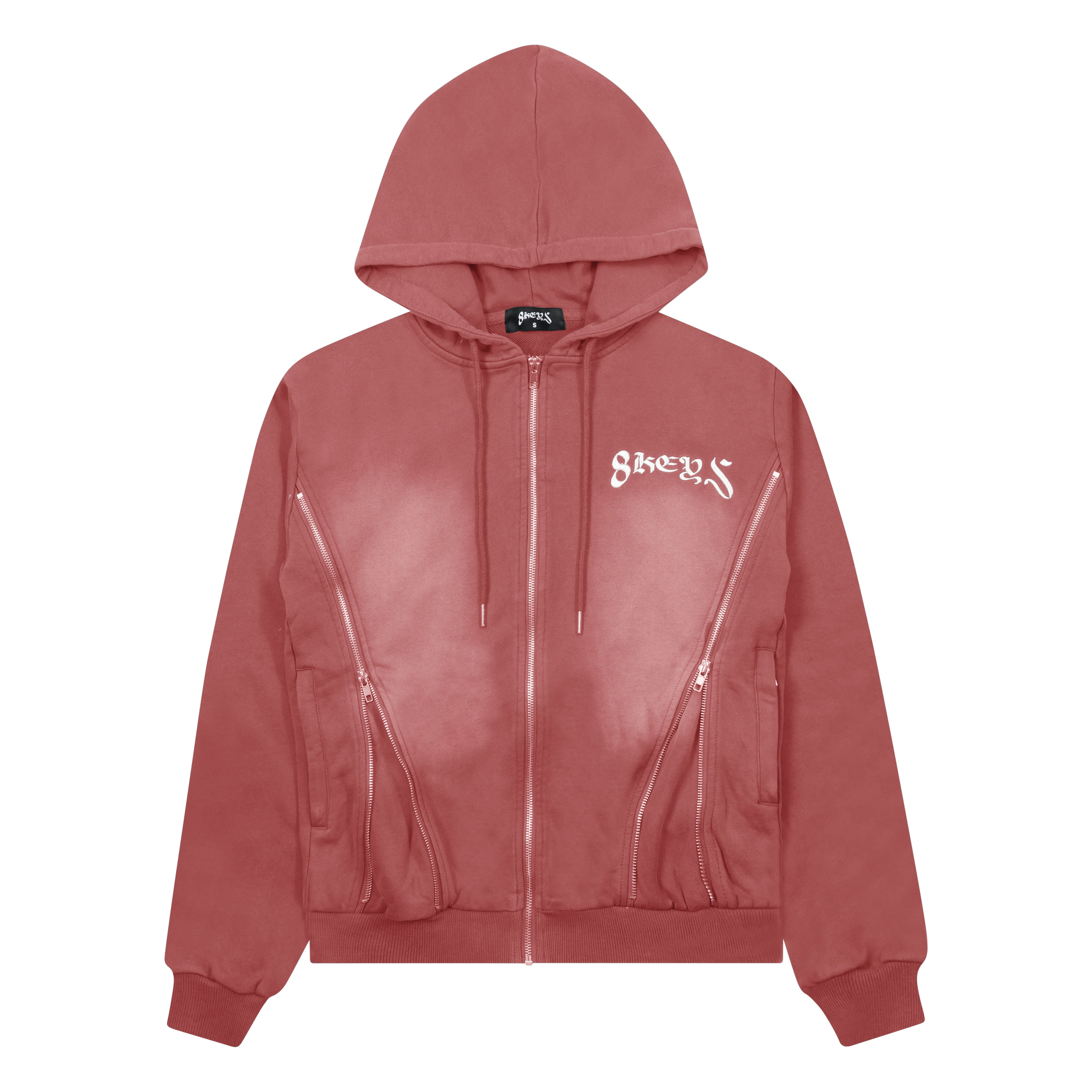 8keys Zip Sweatsuit (Floral pink)
