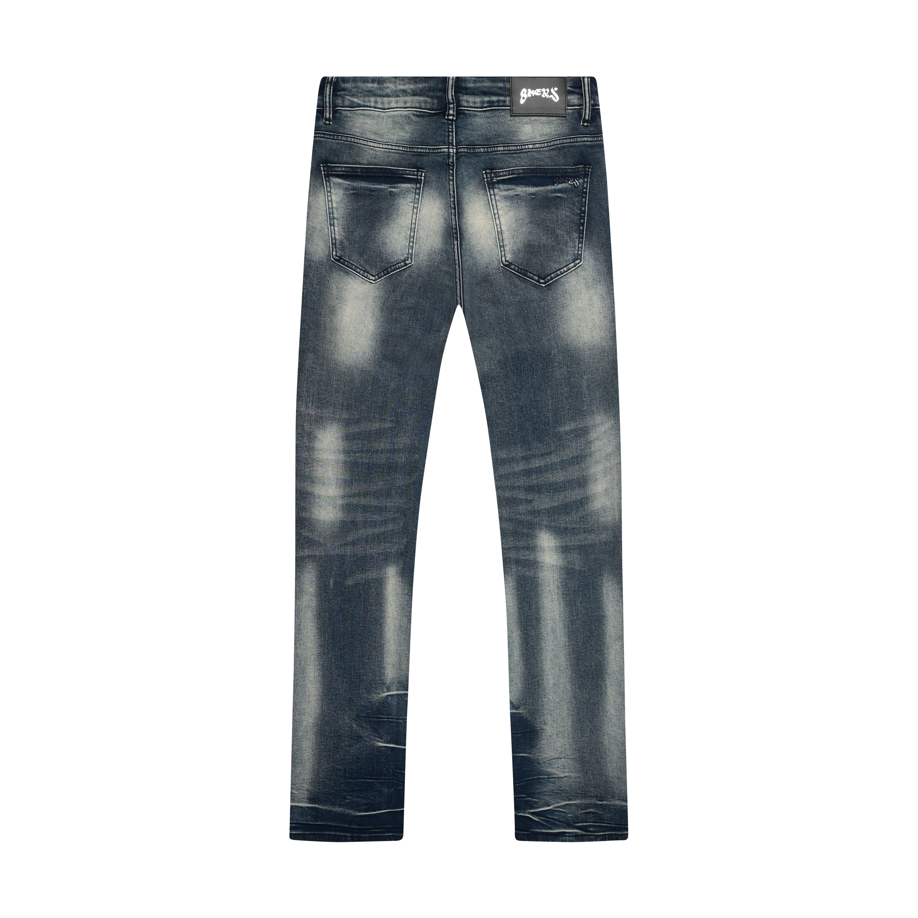 8keys Straight Cut Denim (Dark Blue Wash)