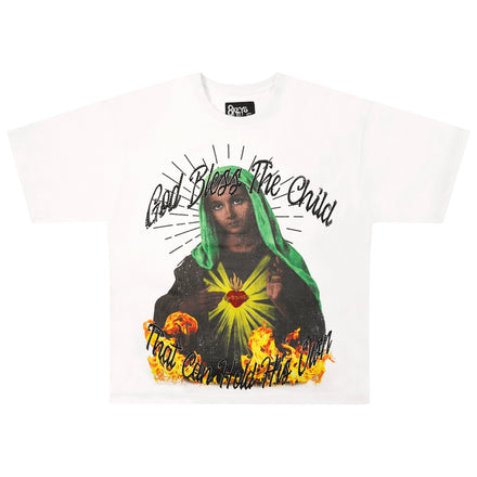 God bless the child T Shirt White