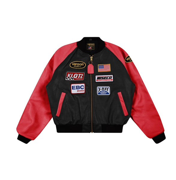 Vanson Leathers バックパック 黒/赤 51MKFDvmRML.jpg