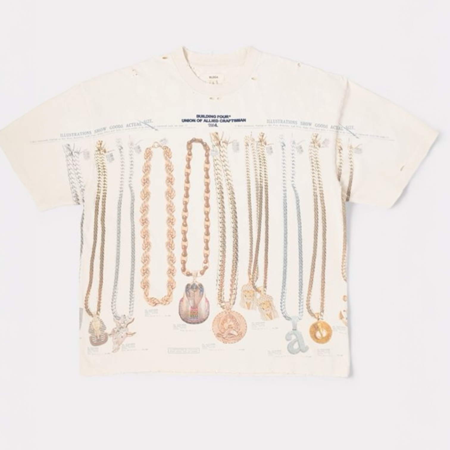 Bldng4 Tv Tower SS Knit (Cream)