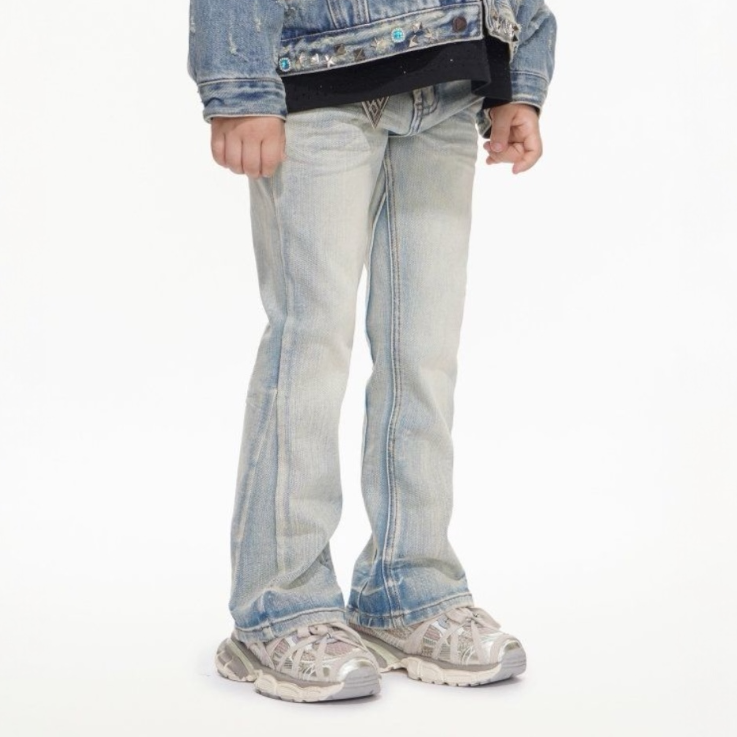 Valabasas Jr.Stacked Kids Jeans Light Wash