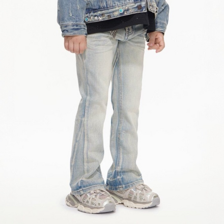 Valabasas Jr.Stacked Kids Jeans Light Wash