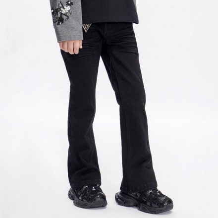 Valabasas Jr.Stacked Kids Jeans Black Wash
