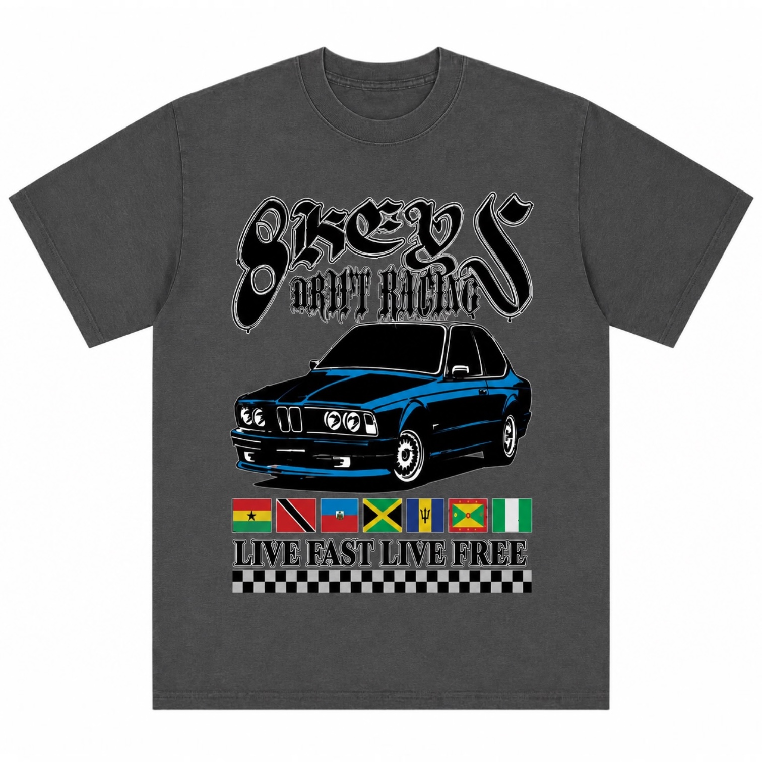 8keys Euro Racing Tee (Grey)