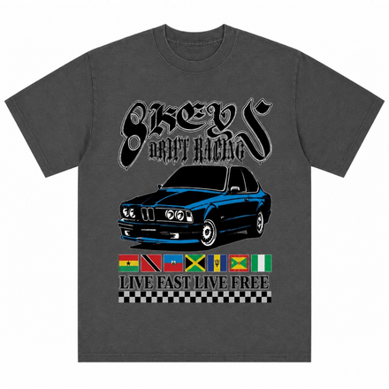8keys Euro Racing Tee (Grey)