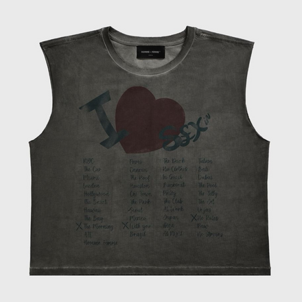 Homme Femme The List Cutoff Tee (grey)