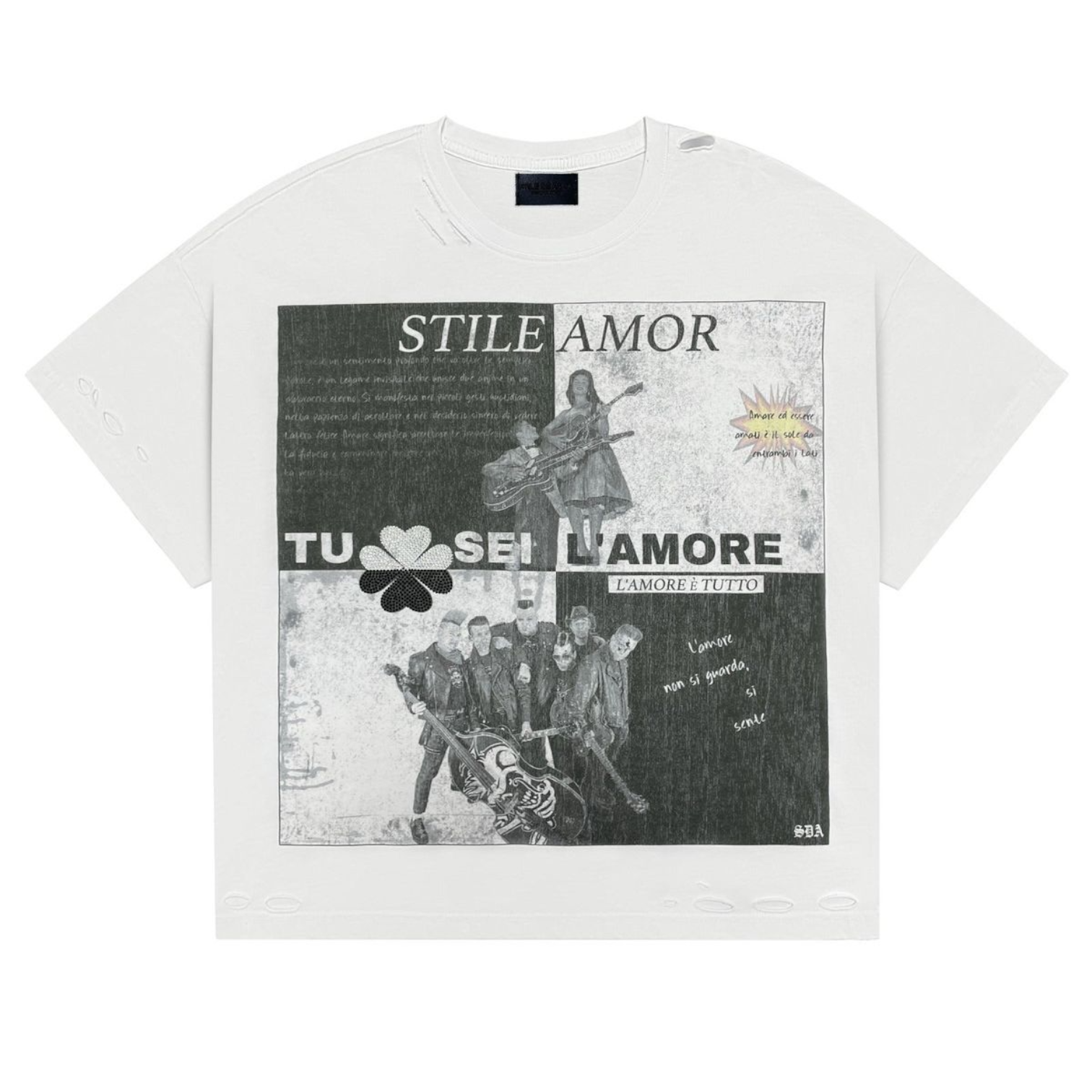 Stile de Amor YING YANG TEE (white)