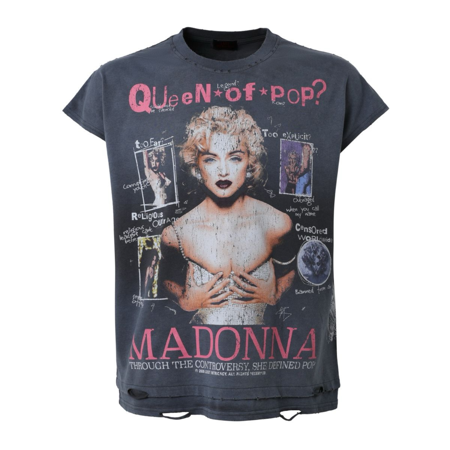Lost Black Queen of Pop Sleeveless Shirt