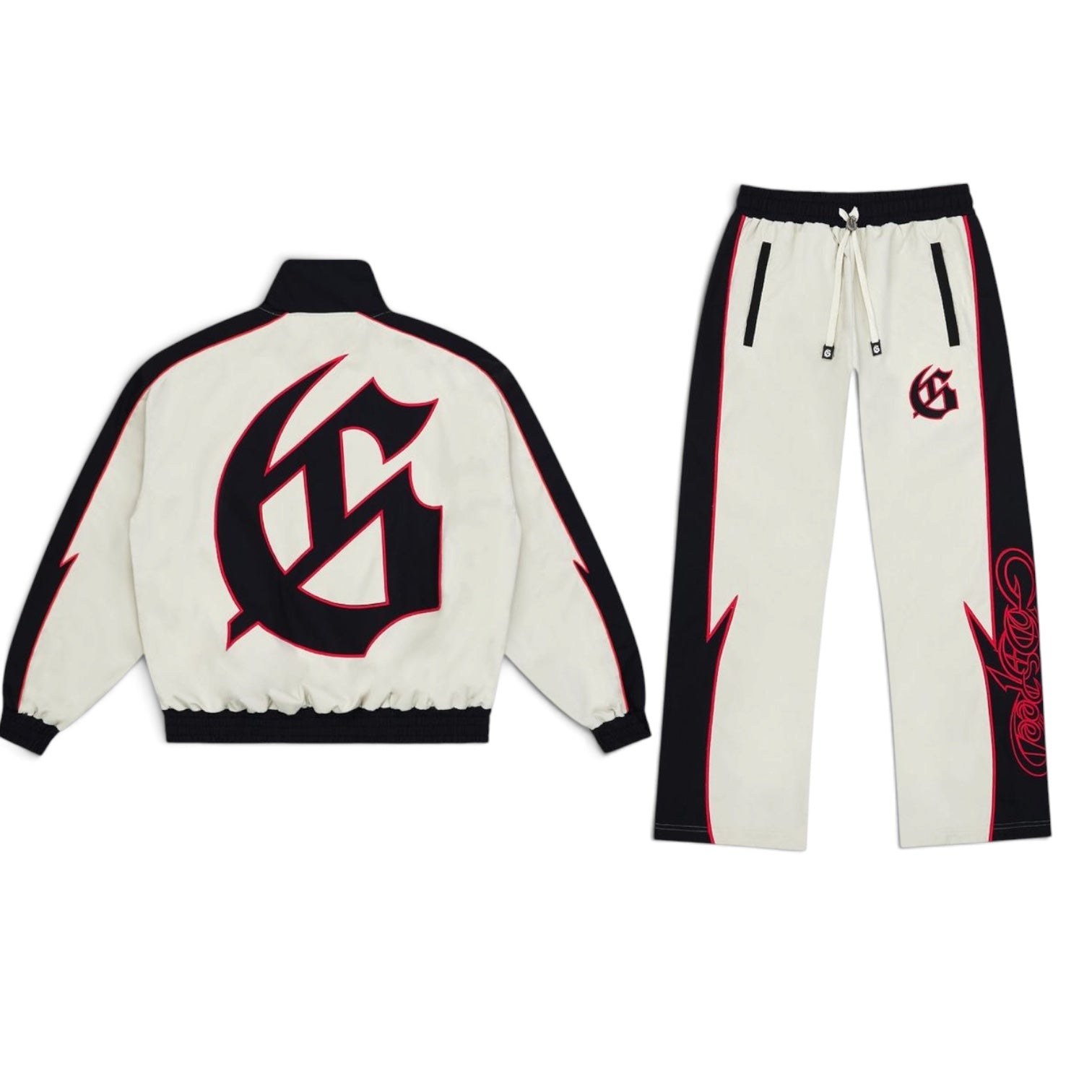 Godspeed Tracksuit ( White/Red )