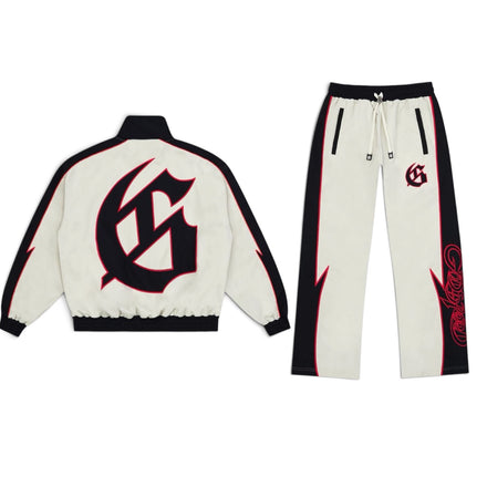Godspeed Tracksuit ( White/Red )