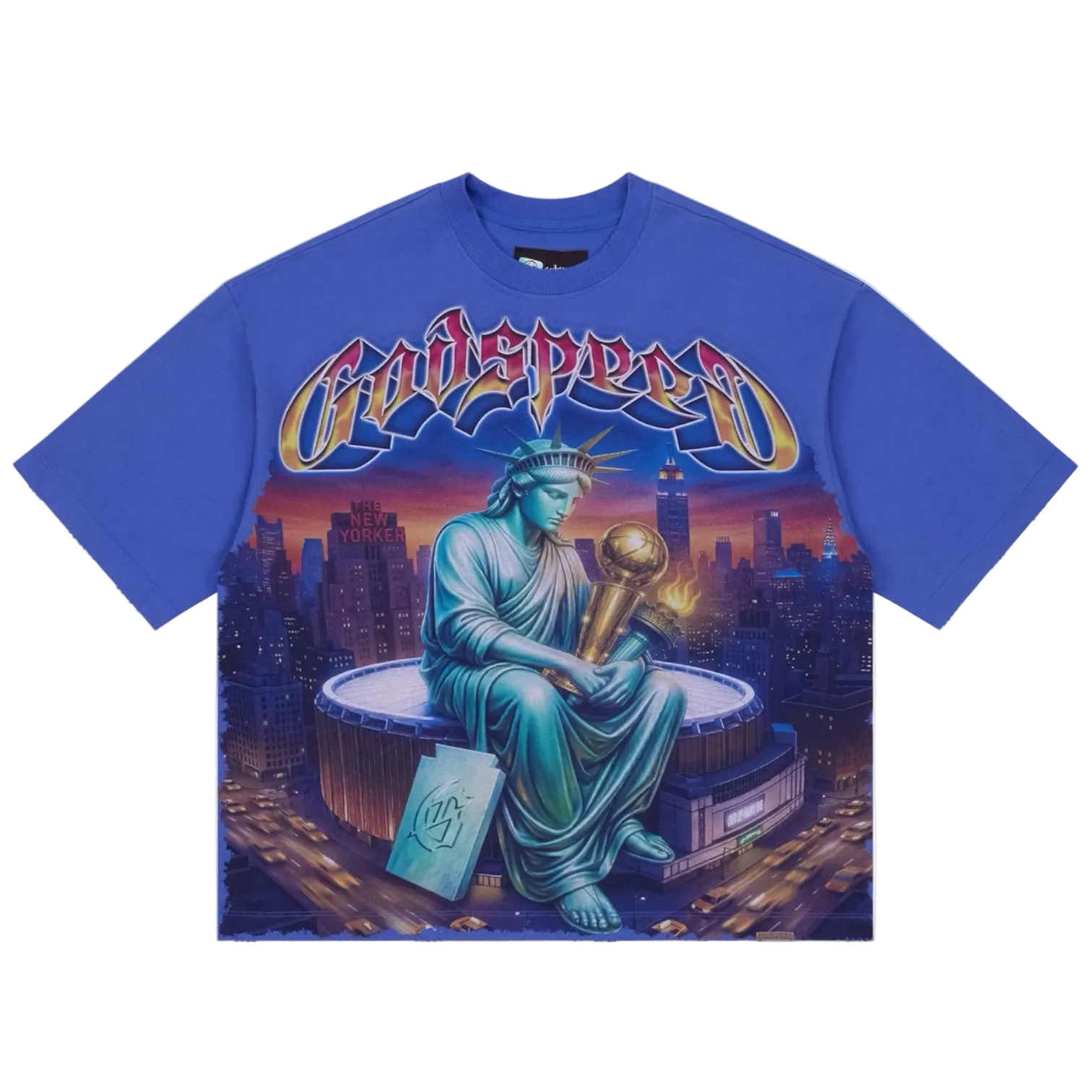 Godspeed Finally T-Shirt (Blue)
