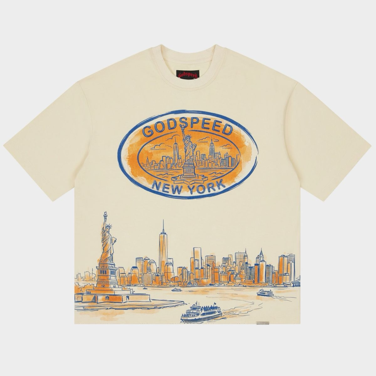 Godspeed New York Skyline T-Shirt