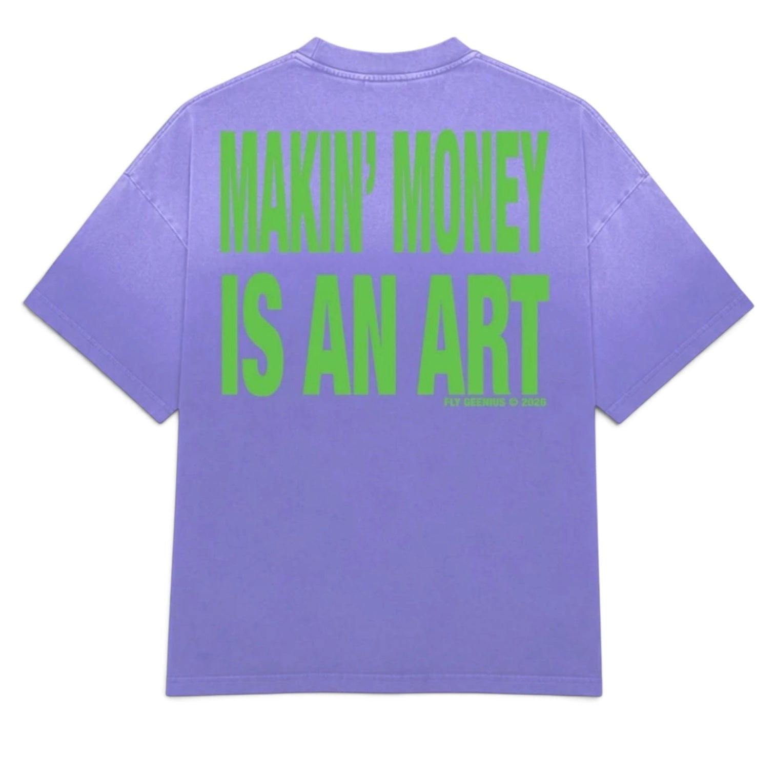 MONEY MAKING ART TEE (Purple)