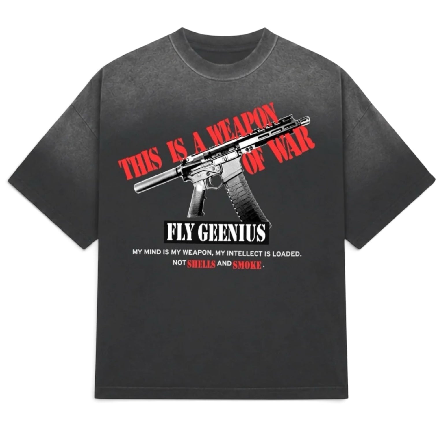 INTELLIGENT GANGSTER TEE (Grey)