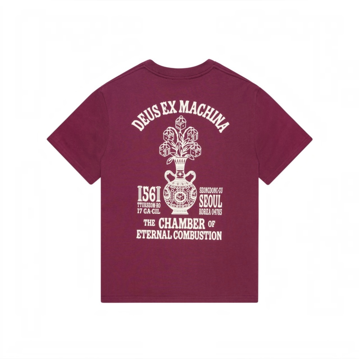 Deus Ex Machina Seoul Ceramic Tee(Burgundy)