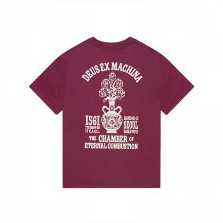 Deus Ex Machina Seoul Ceramic Tee(Burgundy)