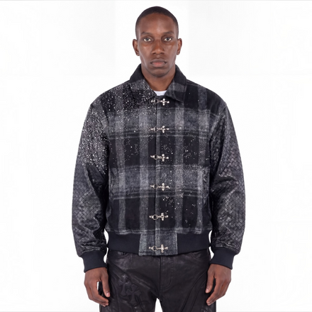 Guapi Obsidian Black Plaid Jacket