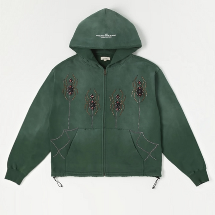 Bldg4 LOTUS TEMPLE HOODIE (Forrest Green)