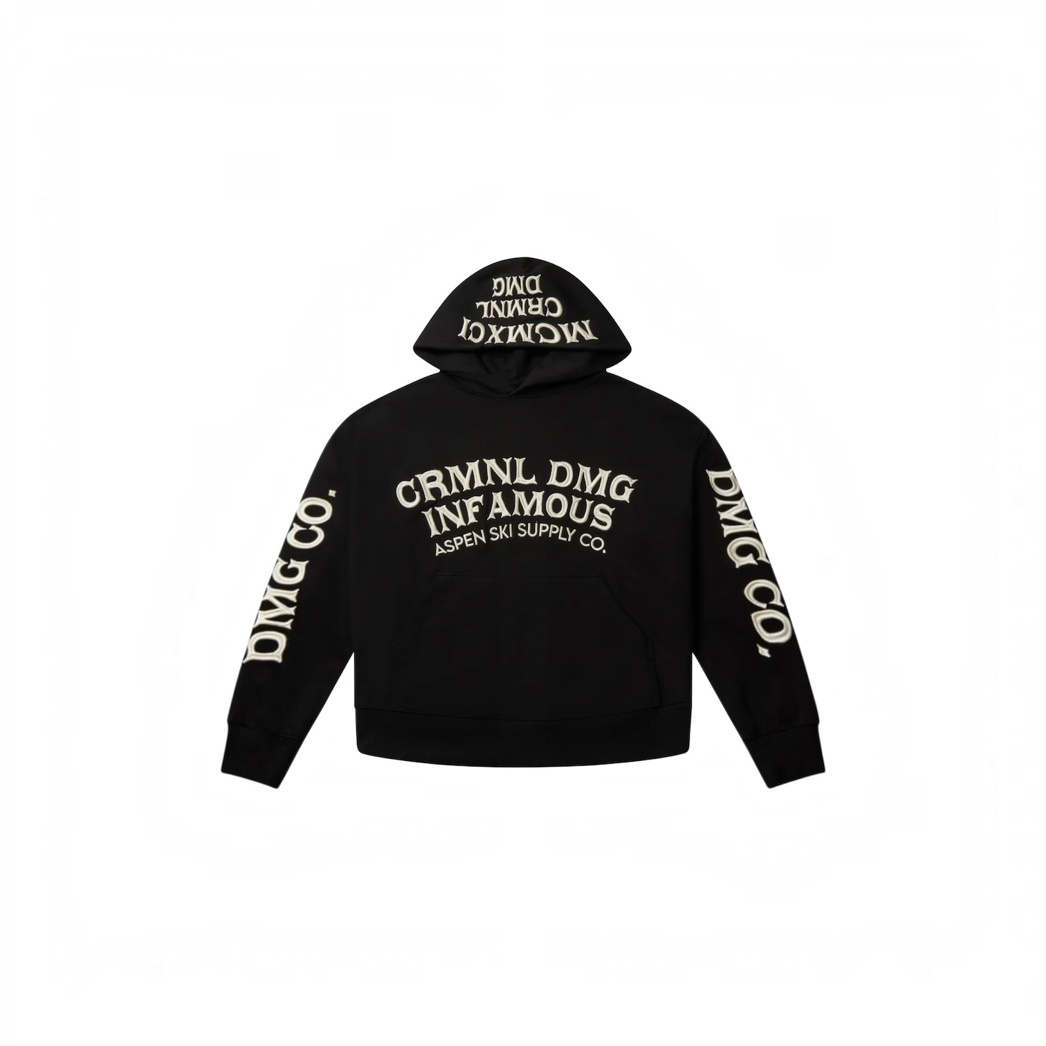 Criminal Damage Infamous Emboidery Hoodie