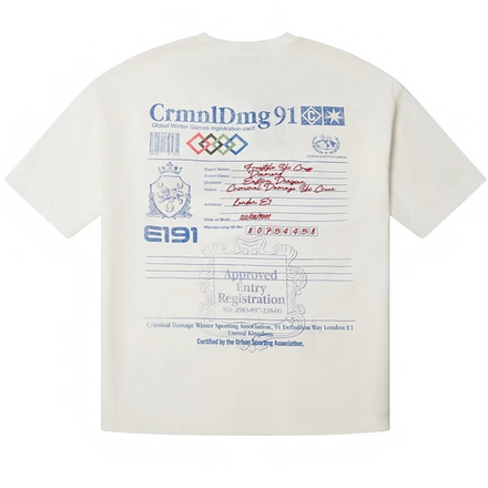 Criminal Damage Registration T-Shirt