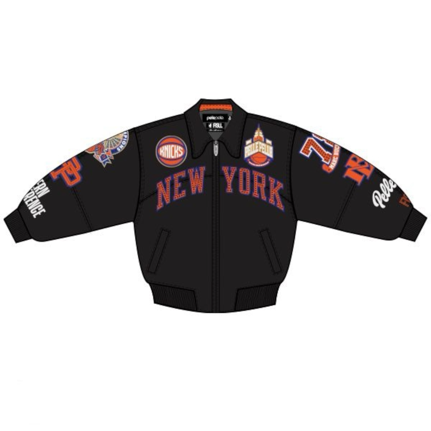 Pelle Pelle Knicks dynasty jacket (Black)