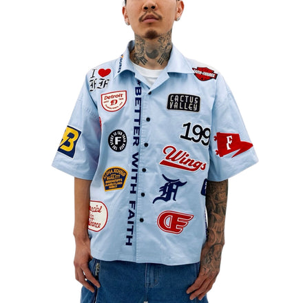 F+F Way Too Many Patches (baby blue)