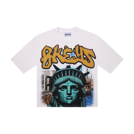 8Keys Statue city tee (White)