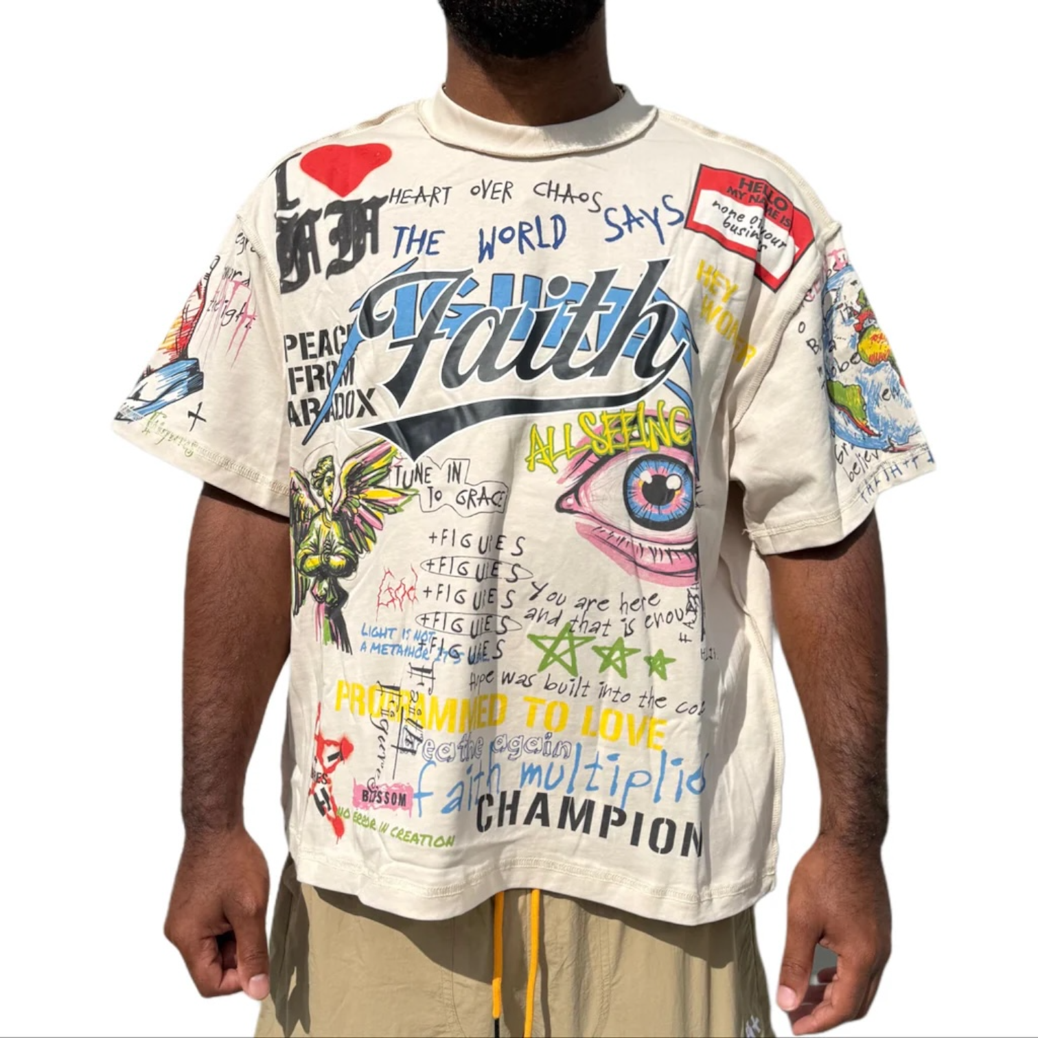 YearBook Tee (Cream)