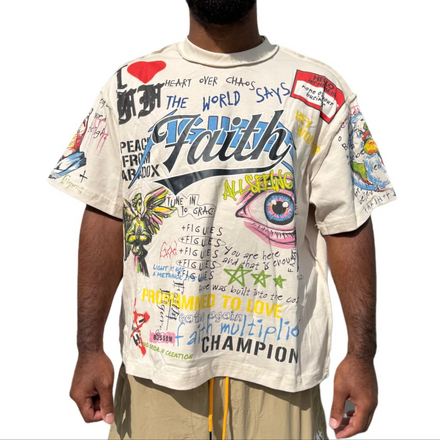 YearBook Tee (Cream)