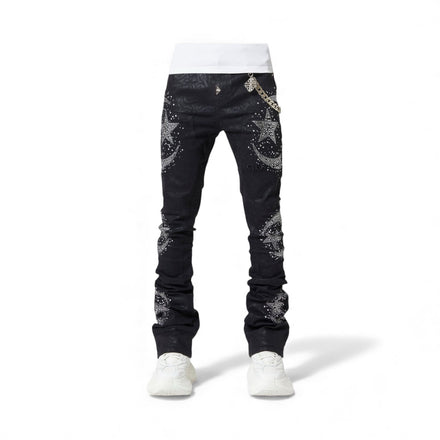 Guapi Waxed Calligraphy Denim (BlacK)