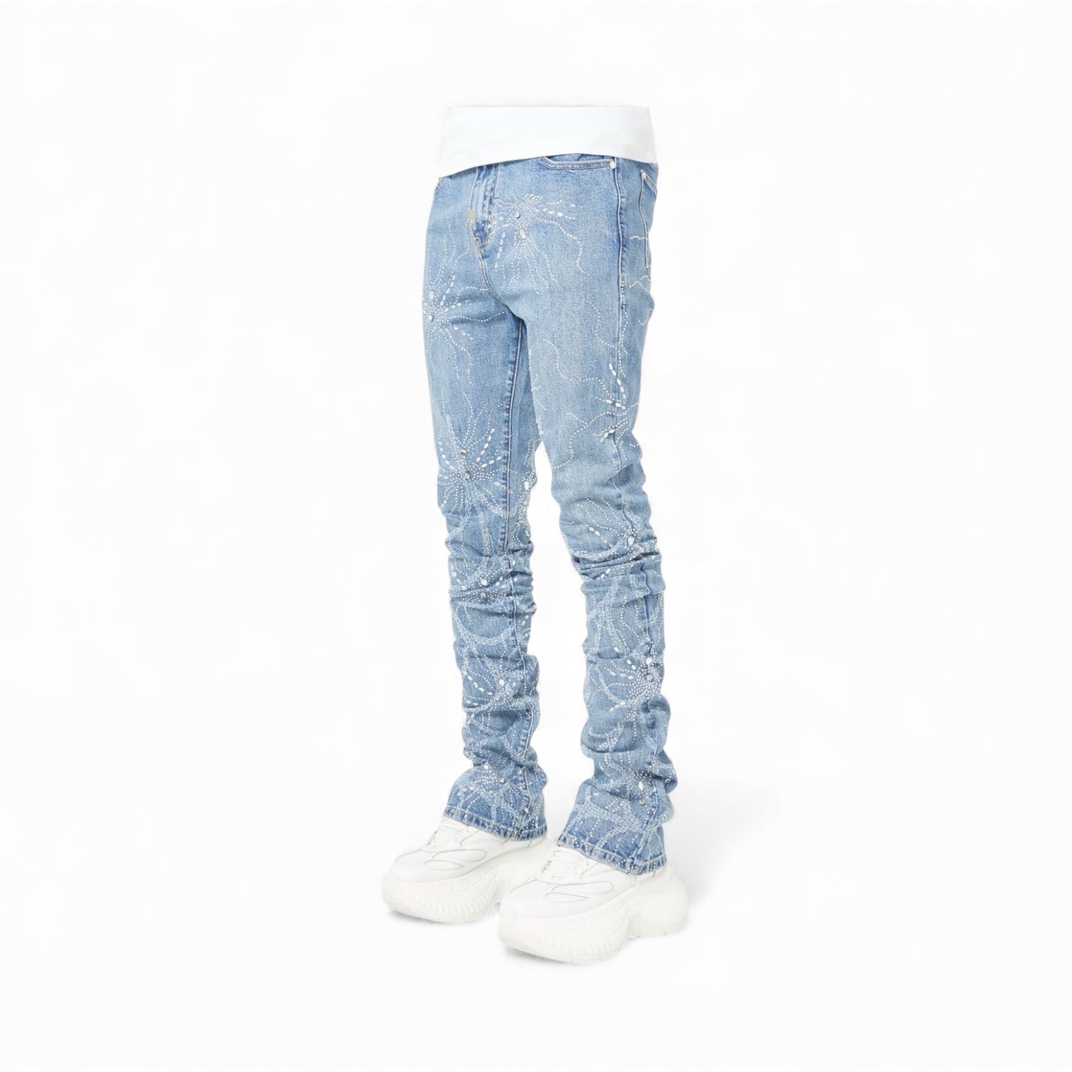 Guapi Steel Blue Spider Denim